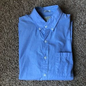 J. Crew Blue Button down. Slim fit. Medium